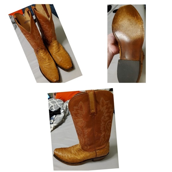 Lucchese Other - Lucchese Mens 11.5 ostrich boots